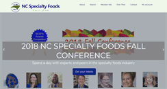 Desktop Screenshot of ncspecialtyfoods.org