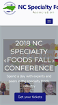 Mobile Screenshot of ncspecialtyfoods.org